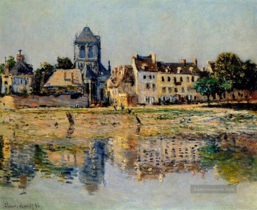 Fluss Kunst - Durch den Fluss bei Vernon Claude Monet